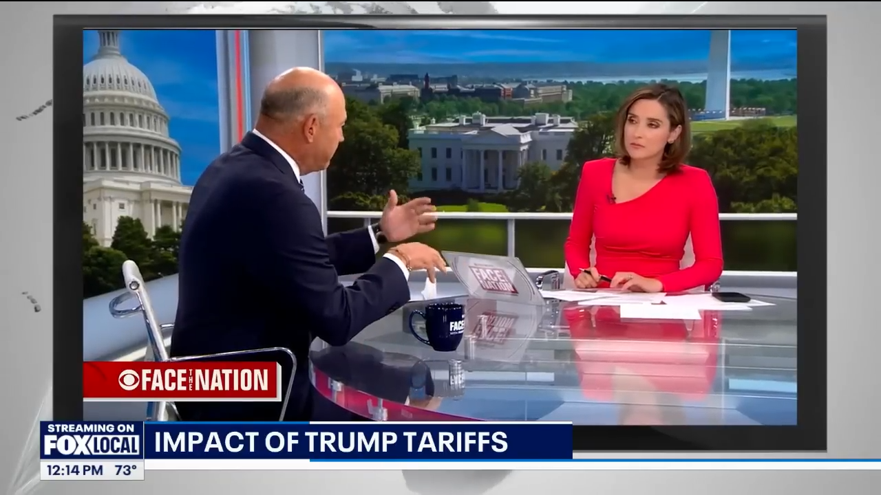 Economic analysts are suggesting Donald Trump's tariffs are having the effect of decreasing goods being imported into the USA and other countries are buying the goods that would be going into the USA without the tariffs.